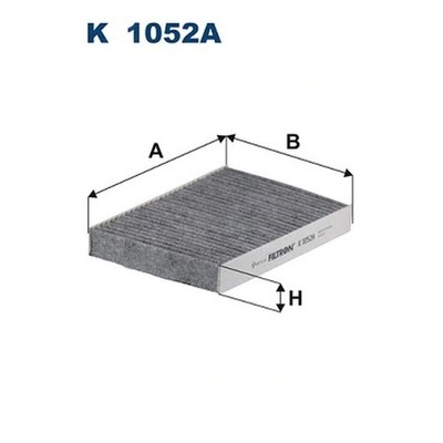ORIGINAL  Filtron Filter, Innenraumluft Aktivkohle für Renault CLIO III CLIO