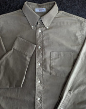 VTG Arrow Oxford Shirt L/S Button up Polo Men Size L / XL Neck 16 34/35 Made USA