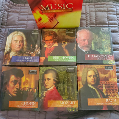 The Classic Composers Sealed 6-CD Box Set Compilation Handel Mozart 2000