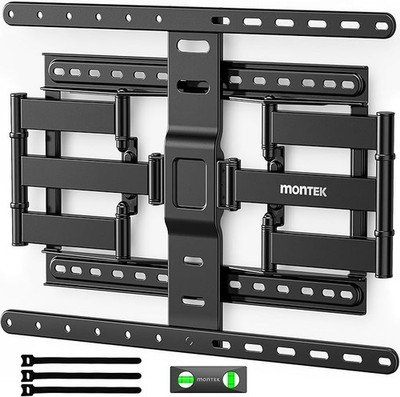 MonTEK Ultra Slim TV Wandhalterung Schwenkbar für 43-90 Zoll Fernseher, 1,1''