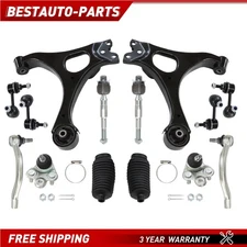 For 2006-11 Honda Civic 14pcs Lower Control Arms w Ball Joint Sway Bar Tie Rod
