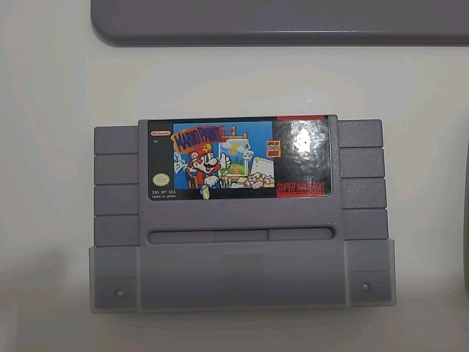 Paquete Mario Paint Mouse (Super Nintendo SNES, 1992) ¡Completamente probado y funcionando! Foto 2 de 4