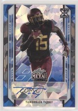 2021 Leaf Metal Draft Blue Crystals 22/25 Tamorrion Terry #BA-TT1 Auto 0o6v
