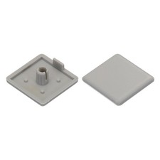 20Pcs Standard Plastic Square Aluminum Extrusion End Cap Grey 30x30mm