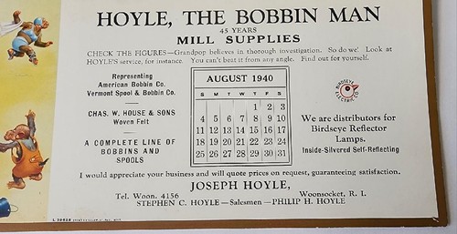 1940 LAWSON WOOD MONKEYS TINTENLÖSCHER JOSEPH HOYLE SPULEN WOONSOCKET RI. - Bild 8 von 10