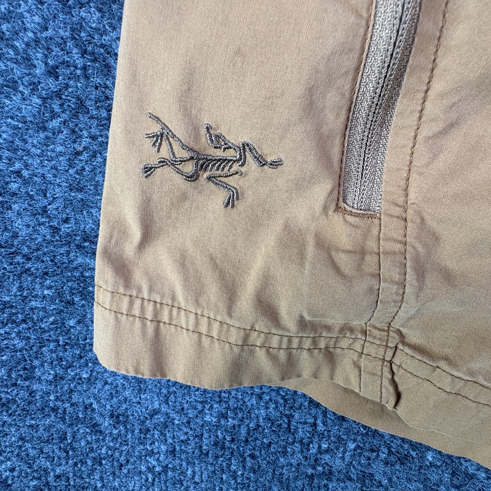 Arc'teryx Stowe Cargo Shorts Mens 34 Brown Mountain Hiking Outdoor Trim Fit thumbnail 6