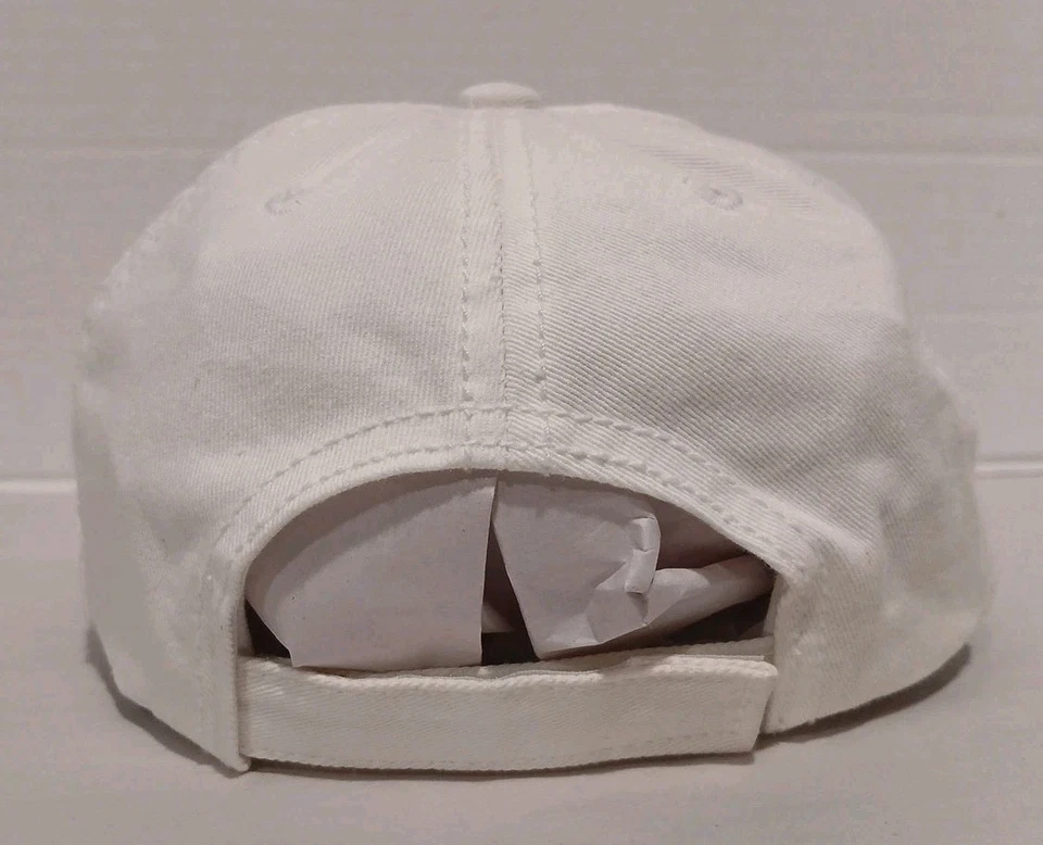 Винтажная хоккейная белая бейсболка Odessa Jackalopes регулируемая кепка - Изображение 4 из 4