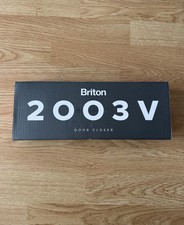 Briton 2003V Adjustable Overhead Door Heavy Duty Control Closer Silver New