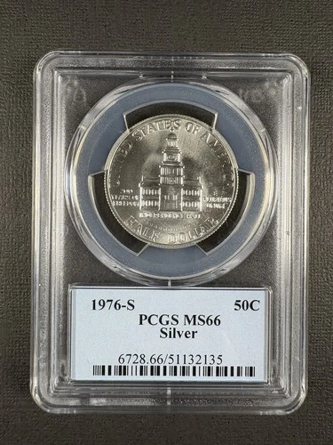 1976-S Silver Kennedy Half Dollar PCGS MS66
