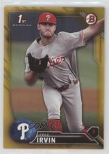 2016 Bowman Draft Draft Picks Gold 41/50 Cole Irvin #BD-4 0s23