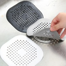 Silicone Drain Protector Sink Strainer Hair Catcher Waste Stopper UK