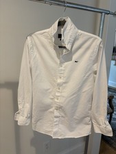 Boys Vineyard Bones White Button Down - L(16)