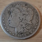 1879 Morgan Silver Dollar New Orleans Mint Circulated $1 Coin 0.9 Fineness