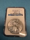 2014 AMERICAN .999 SILVER EAGLE NGC MS70 EARLY RELEASES