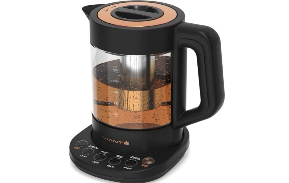 Viante Electric Kettle With Infuser For Loose Leaf Tea. Hot Tea Maker.