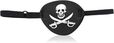 Pirate Eye Patch Cute Eye Patches for Adults Kids Adjustable Medical Eye Patch