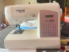 Jaguar DQS 401 Electronic Sewing Machine Free Arm Manual & Bundle Of Accessories