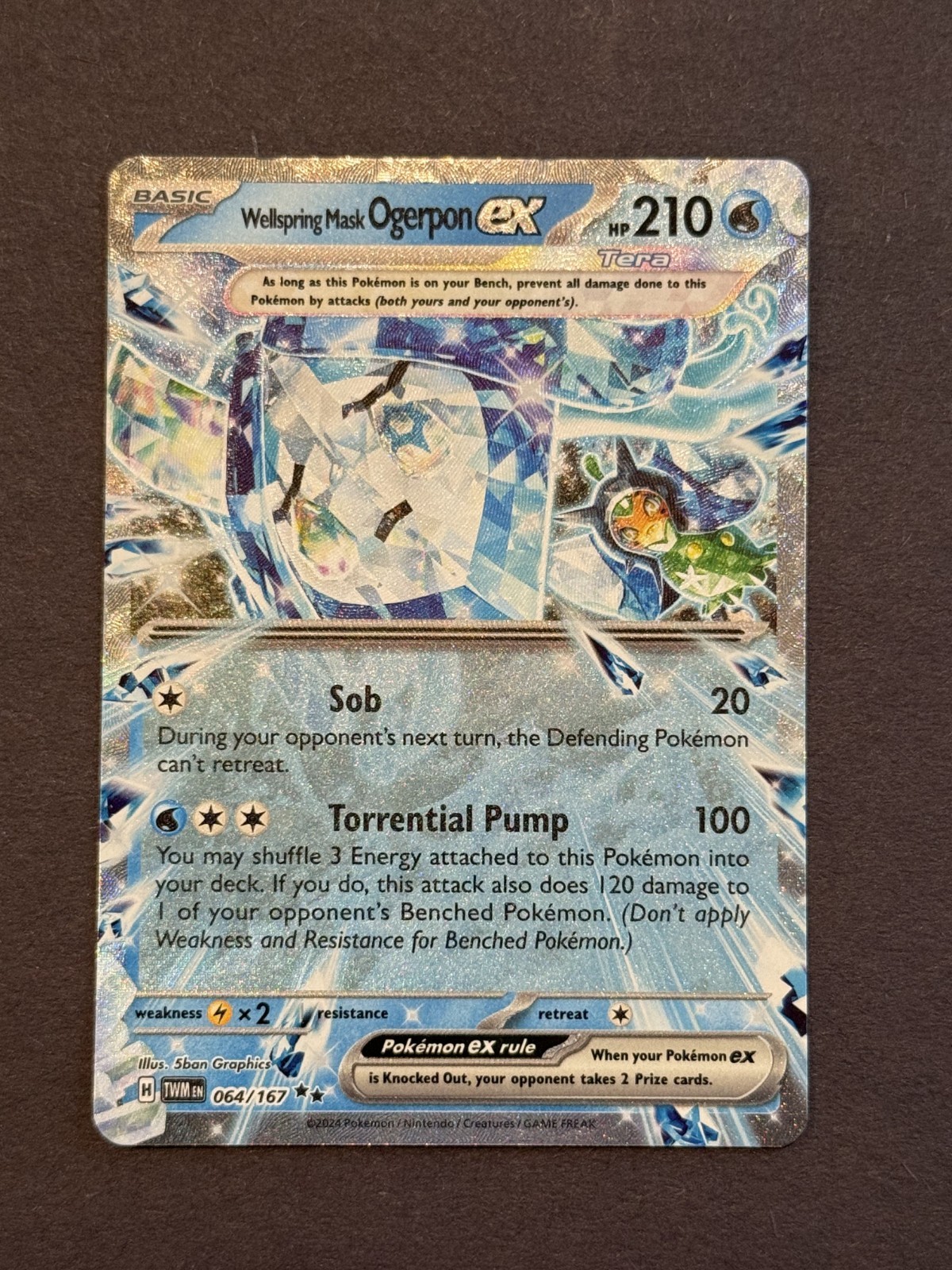 Sv06: Twilight Masquerade Wellspring Mask Ogerpon EX 64/167