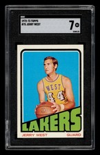 1972-73 Topps Set-Break # 75 Jerry West SGC 7 NM