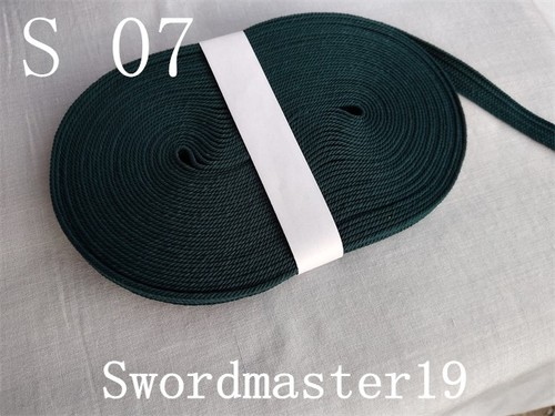 10 M #S 07 TÜRKIS GRÜN SEIDE TSUKA ITO für JAPANISCHES KATANA WAKIZASHI TANTO SCHWERT - Bild 4 von 7