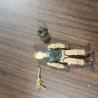 GI JOE Major Storm Action Figure 4" Hasbro 1990 Incomplete B12
