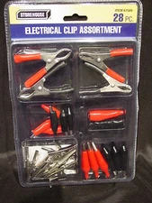 Alligator Clips Wire Connector Battery Terminal Assortment Kit Electrical Roach 