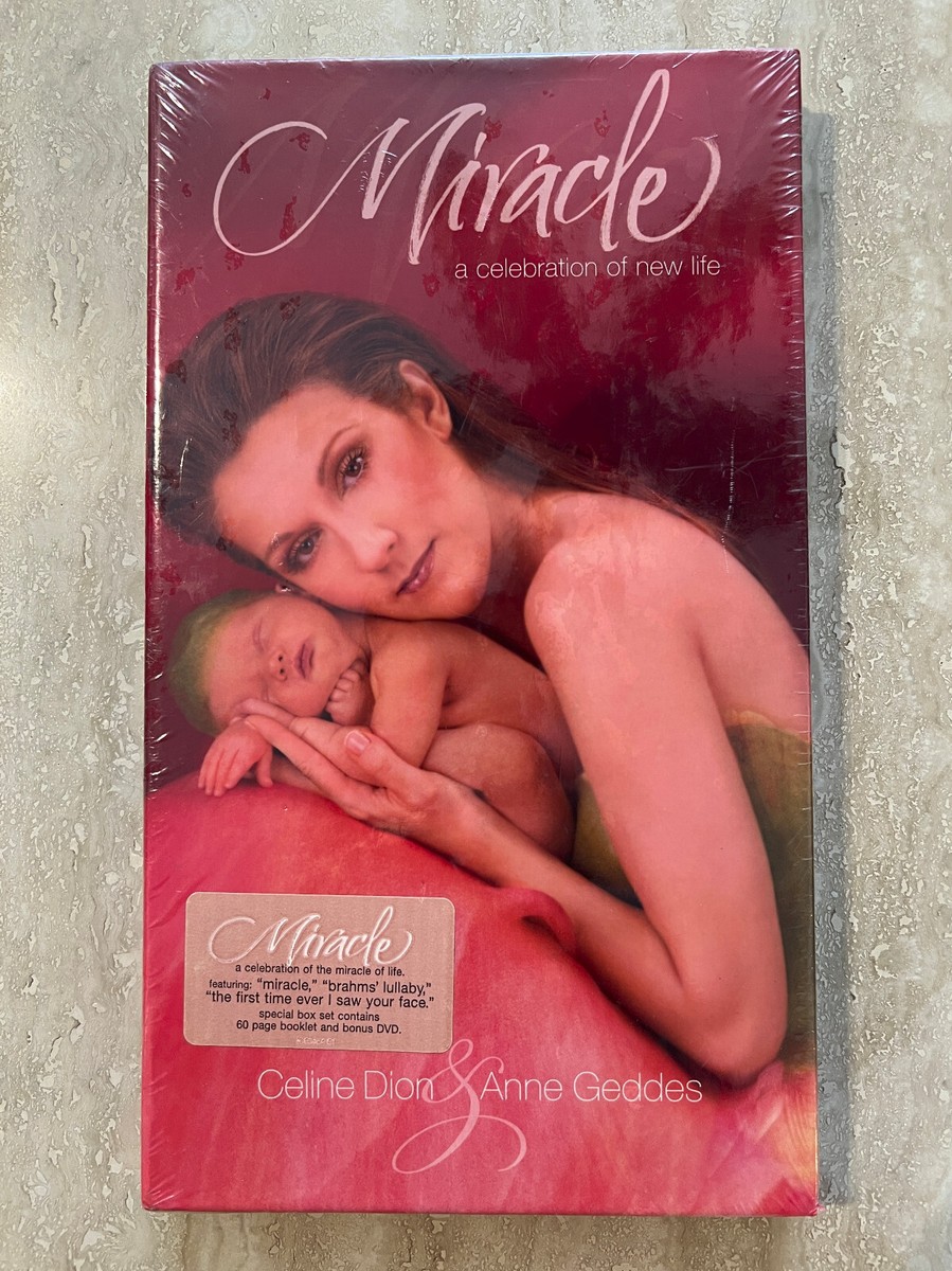 CD/DVD CELINE DION Miracle A Celebration Of Life Anne Geddes Book
