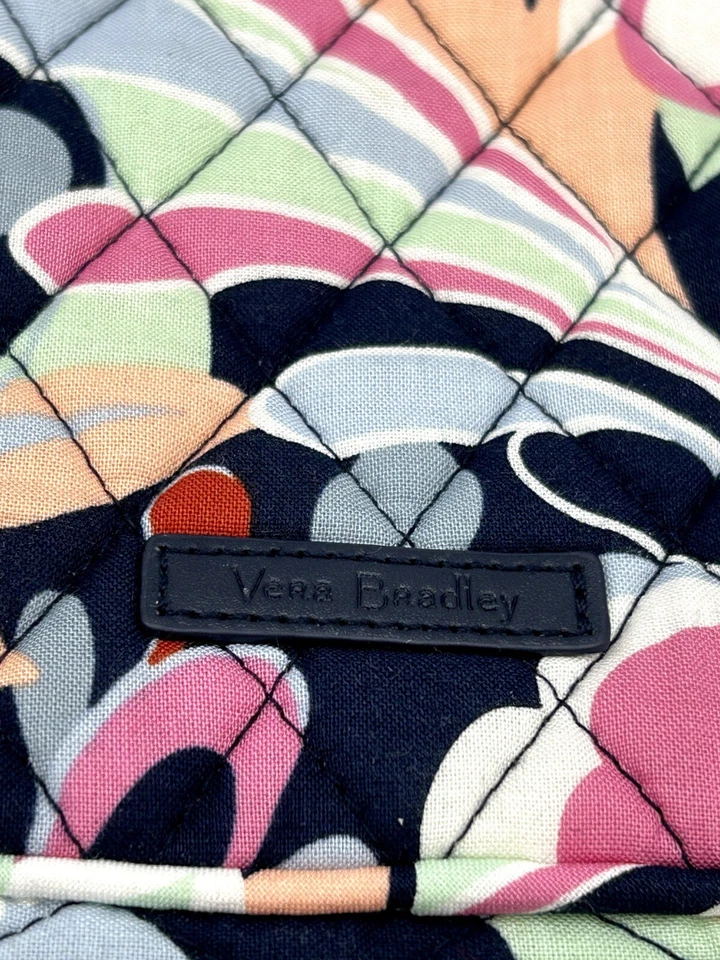 Vera Bradley Lunch Bag Mod Paisley Lunchbox Lets School Qulted Cosmetic Insulate - Image 2 of 4