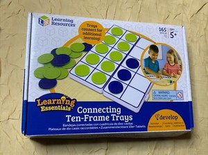 Learning Resources Connecting Ten Frame Trays Math Skill Development Activity