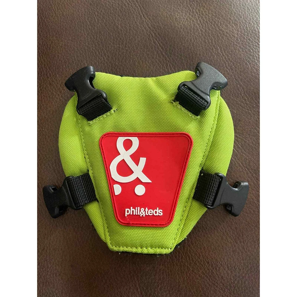 Phil&teds Cochecito Jogging Verde Lima Pecho Cinturón de Seguridad Conector 4 Puntos  Foto 4 de 4