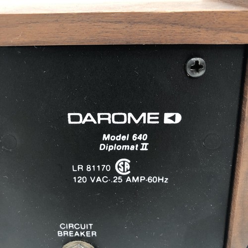 Vintage Darome The Diplomat II Wygodny model 640 PRZECZYTAJ - Zdjęcie 11 z 11