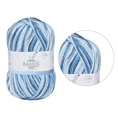 10x100g SUPER BLEND Multi Knitting Yarn Soft Acrylic Crochet Craft Art Wool Ball - Picture 47 of 59