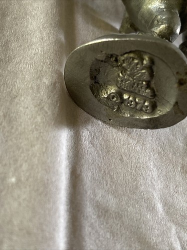 1979 Leprechaun Patrick With Mug Signed Ray Lamb Pewter 2 1/2” Tall - Picture 6 of 7