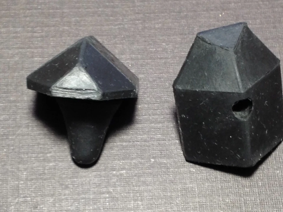 2 piezas NORS 1959-1960 Impala Nomad ElCamino Bel Air Biscayne parachoques de goma Foto 2 de 4