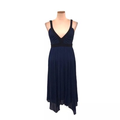 navy blue handkerchief dress Veronica Beard Thalissa Handkerchief Dress | Navy