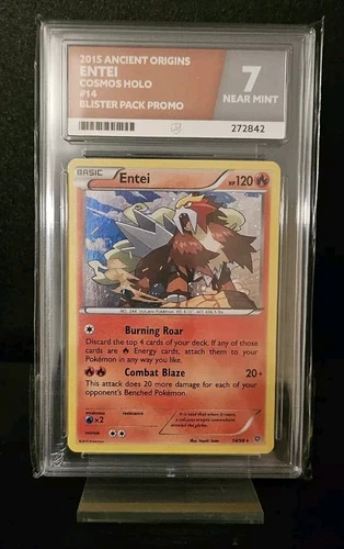 2015 Entei Ancient Origins 14/98 Cosmos holo blister pack promo ACE 7