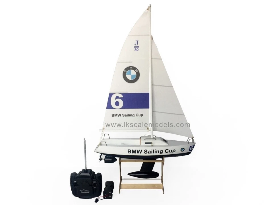 25” RC Remote Control 4 Channels Sailboat 120SH Motor -BMW Sailing Cup - Image 2 of 4