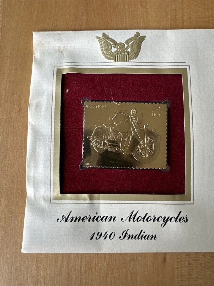 FIRST DAY ISSUE 2006 STURGIS, SD 1940 INDIAN American Motorcycles LOGO ENVELOPE - Image 3 of 4