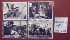 GB 2022~Unsung Heroes~Spitfire Women~Set ~ex M/S~SG 4672-4675~MNH~UK