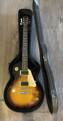 EPIPHONE - LES PAUL 100 Black Sunburst Electric Guitar w/Guitar Hard Case