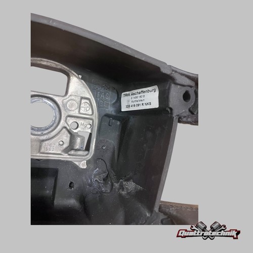 Holz Leder Lenkrad VW Phaeton Touareg Multifunktion Myrthe Braun 3D0419091R NKS - Bild 7 von 7