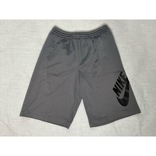 Nike SB Skateboarding Athletic Grey and Black Shorts Youth Large