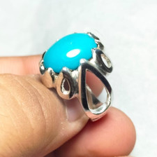 Xmas Gift Turquoise Ring Real Feroza Ring Decent Ring Unisex Ring Handmade Ring