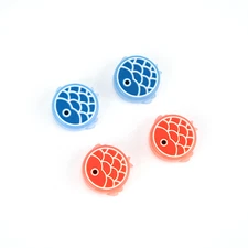 GeekShare Soft Silicone Thumb Grip Caps For Nintendo Switch/ Lite/OLED Fish Carp