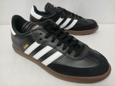 Adidas Men's Samba Classic Indoor Soccer Shoes 034563 Black Sz 7.5