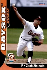 2013 Bowie Baysox Choice 27 Zech Zinicola Loma Linda California CA Baseball Card