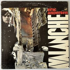 Eric Andersen - AVALANCHE - Vinyl LP - 1968 Warner Bros. WS 1748 BRUCE LANGHORNE