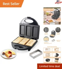 Pocket Pie Maker - Easy and Versatile - 9.5"d x 9.5"w x 3.8"h, 3.35 pounds