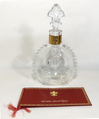 Remy Martin Louis XIII Cognac Baccarat Crystal Decanter Bottle | eBay