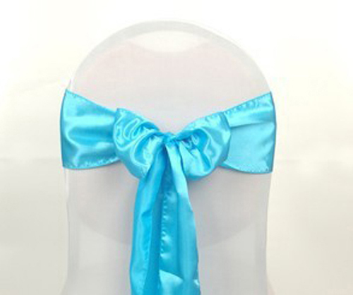 250 Satin Chair Sash Bow Sashes Bows Band Tie Wedding Banquet Party decoration - Picture 5 of 35